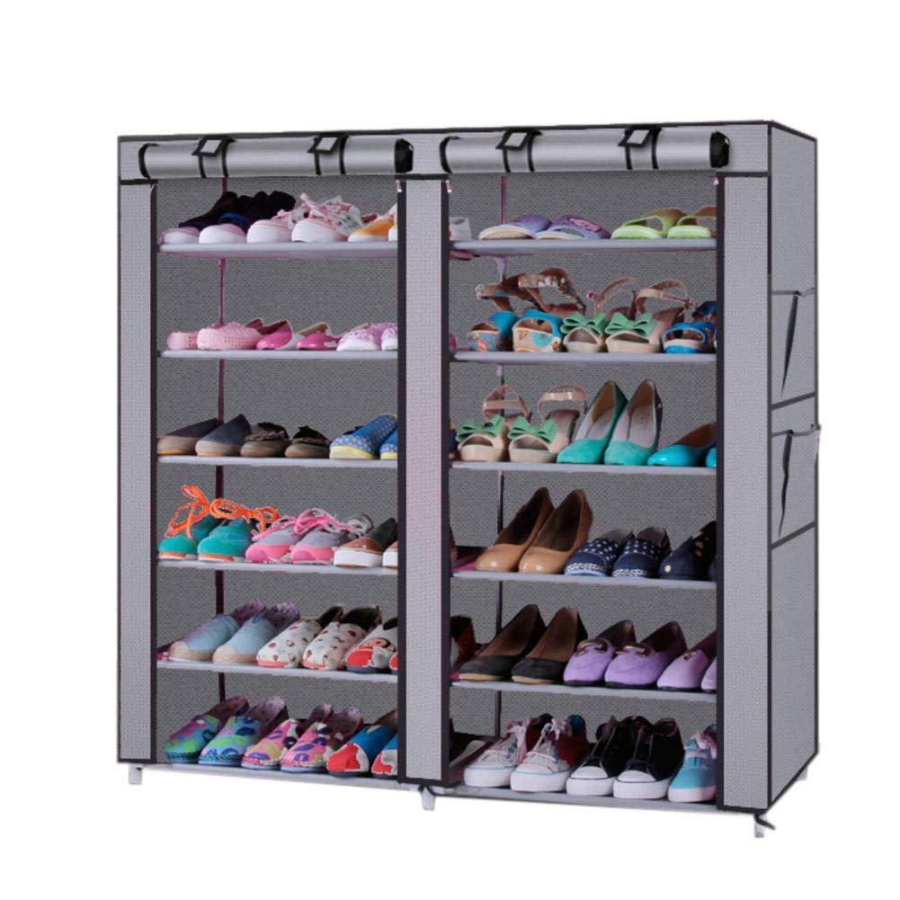 HCX Collapsible Double Dustproof And Dampproof Shoe Wardrobe Storage Organizer