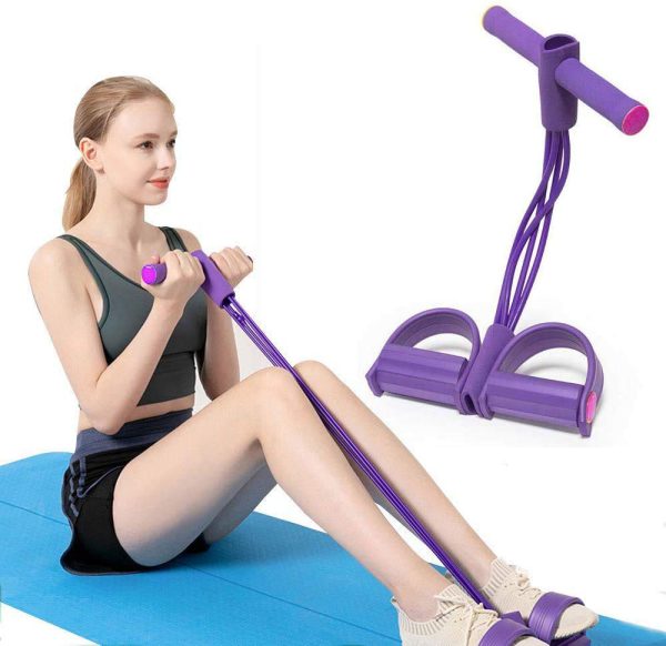 Rubber Pull Tummy Trimmer Abs Exerciser