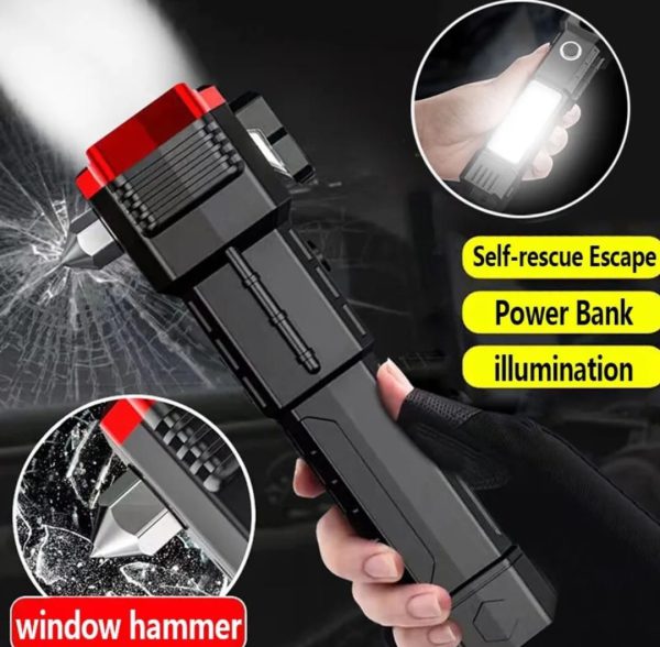 Versatile High-Power Led Flashlight | Rechargeable And Multifunctional