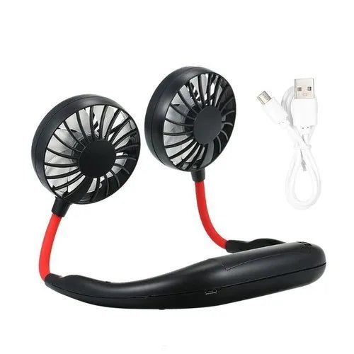 Rechargeable Hands Free Mini Neck Band Fan