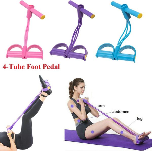 Rubber Pull Tummy Trimmer Abs Exerciser