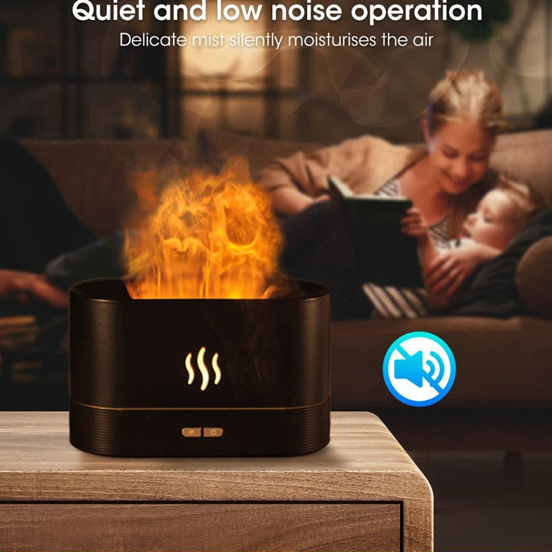 3D LED Simulation Night Light Ultra Silent Air Humidifier