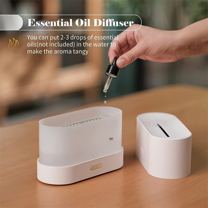 3D LED Simulation Night Light Ultra Silent Air Humidifier