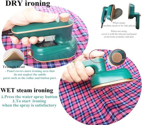 Professional Micro Steam Iron 360° Rotate Handheld