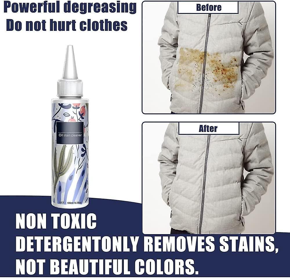 Oil Stain Remover | Fast Oil Stains Cleaner From Clothes