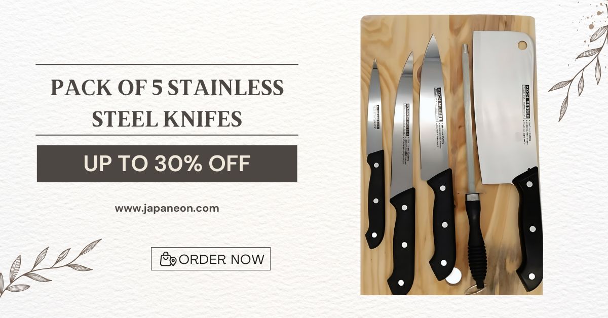 KOCH MESSER Pack of 5 Stainless Steel Knives Set