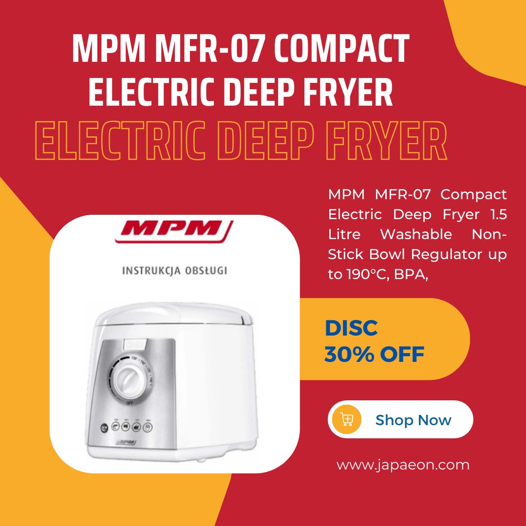 MPM MFR-07 Compact Electric Deep Fryer