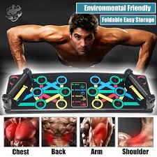 9in1 Foldable Push Up Board Multi Functional Body Building Fitness