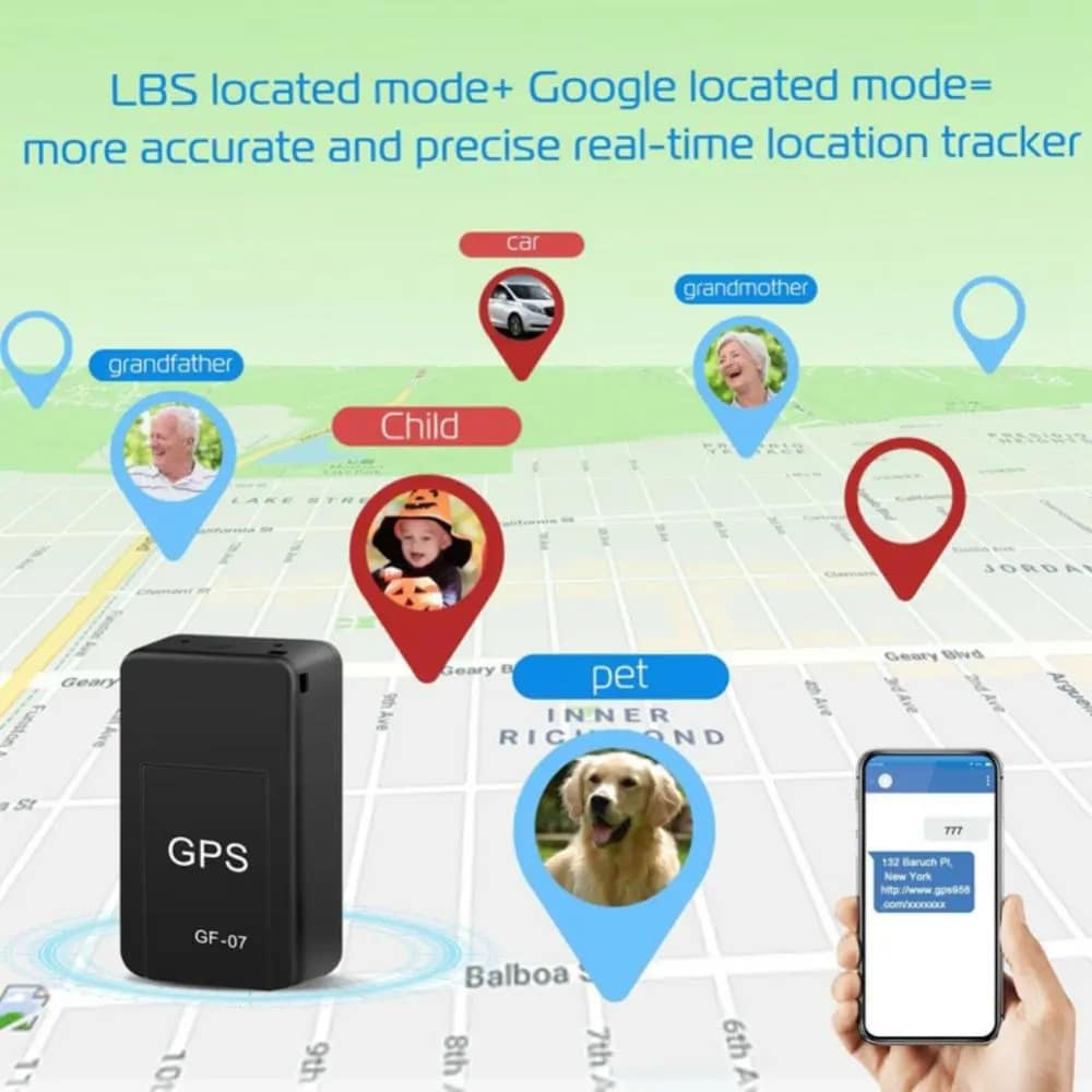 GPS Real Time Car Tracker | Strong Magnetic Mount