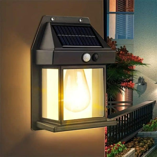 New Outdoor Solar Tungsten Filament Lamp | Solar Light Waterproof