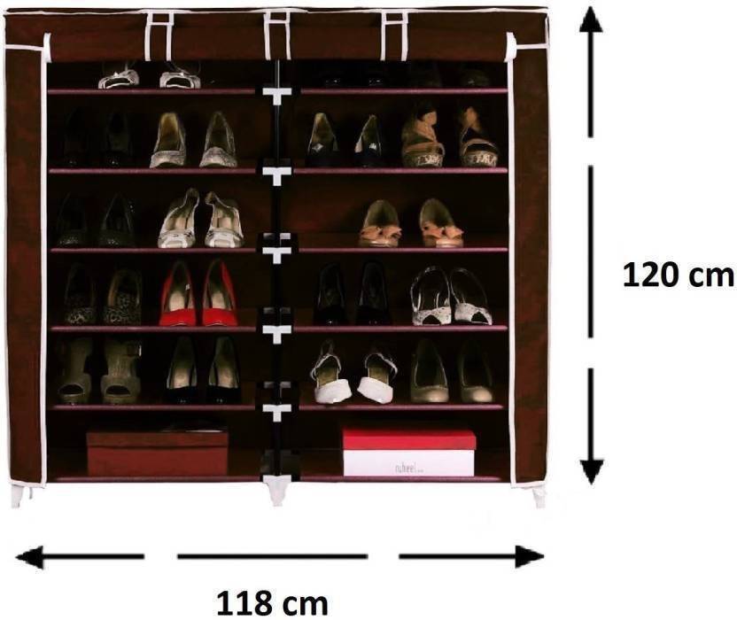 HCX Collapsible Double Dustproof And Dampproof Shoe Wardrobe Storage Organizer