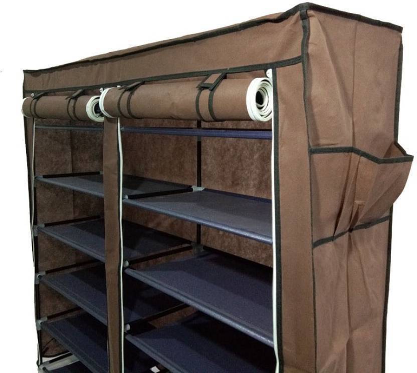 HCX Collapsible Double Dustproof And Dampproof Shoe Wardrobe Storage Organizer