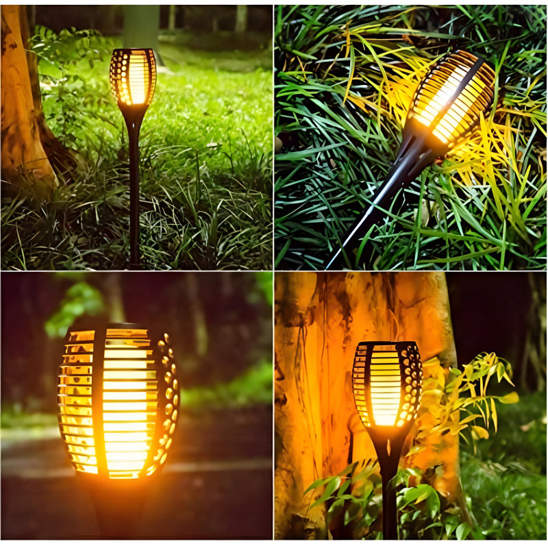 XF-6017 Solar Flame LED Light Lamp